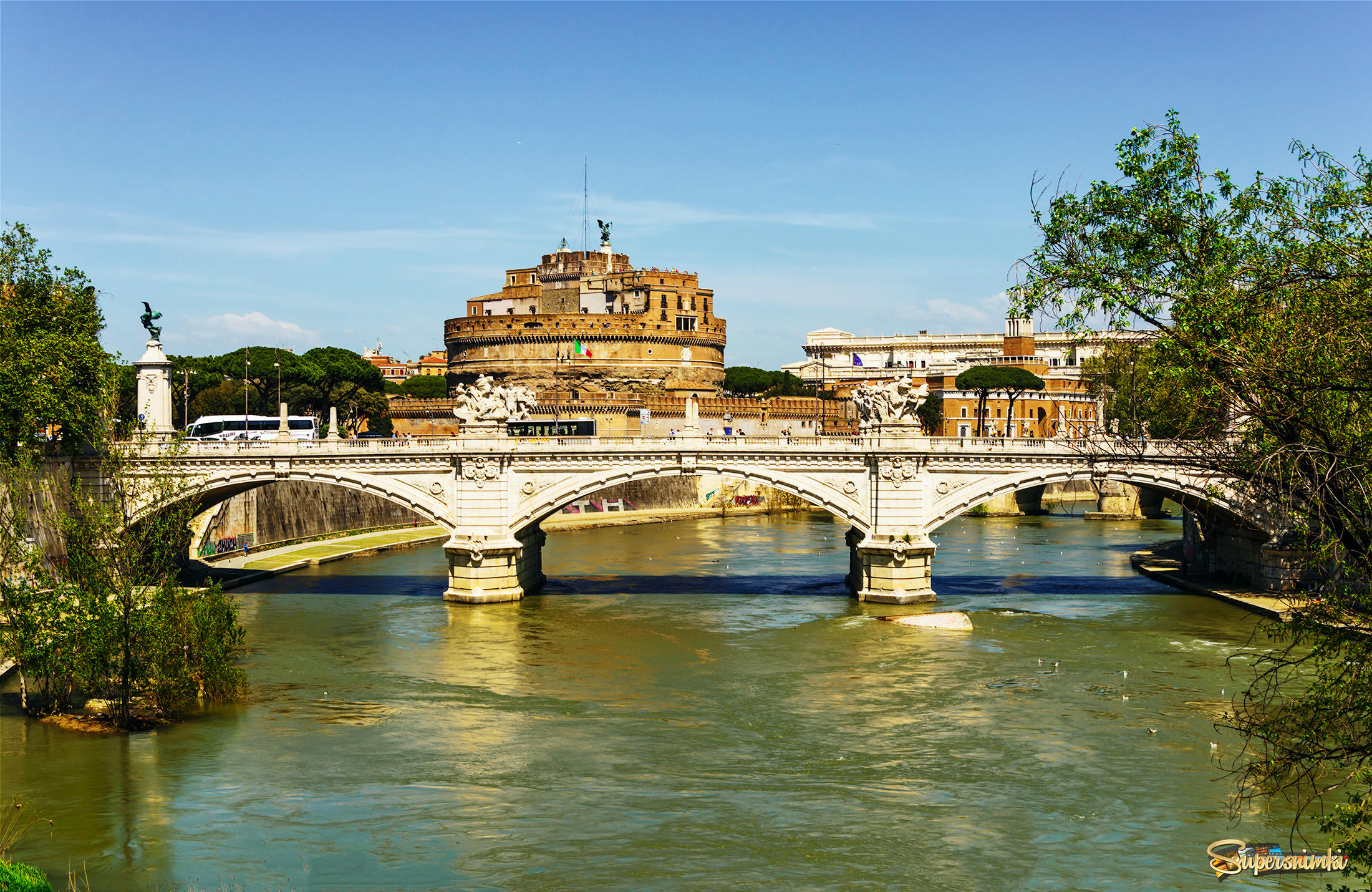 Рим. Мост Витторио Эммануила II