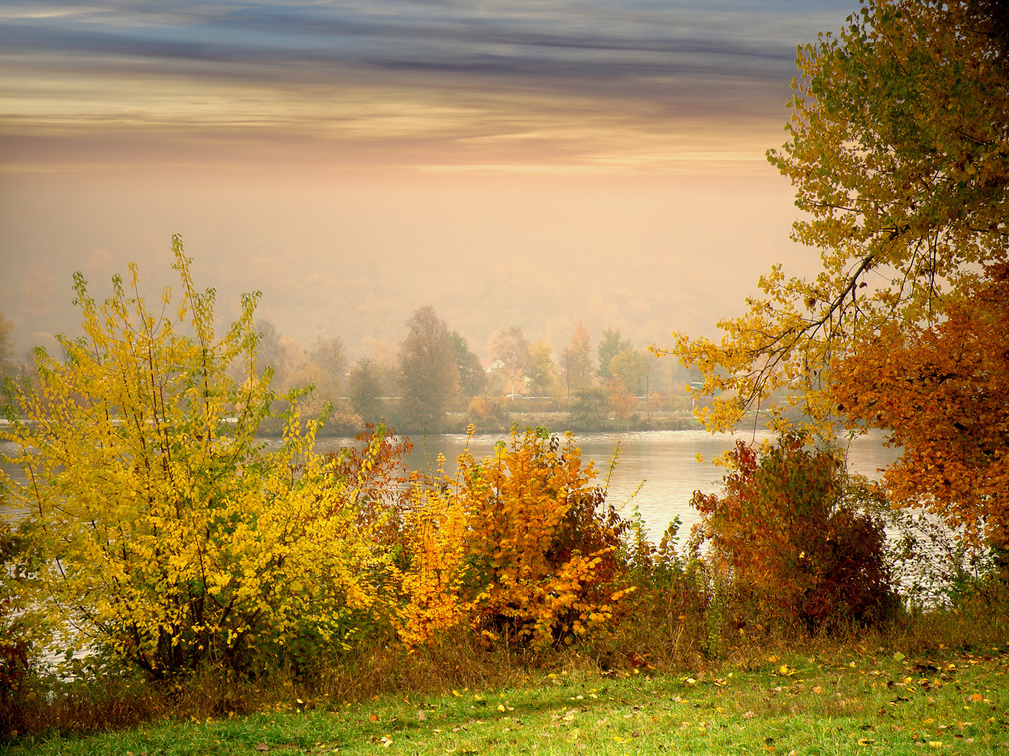 Дунай осенью фото