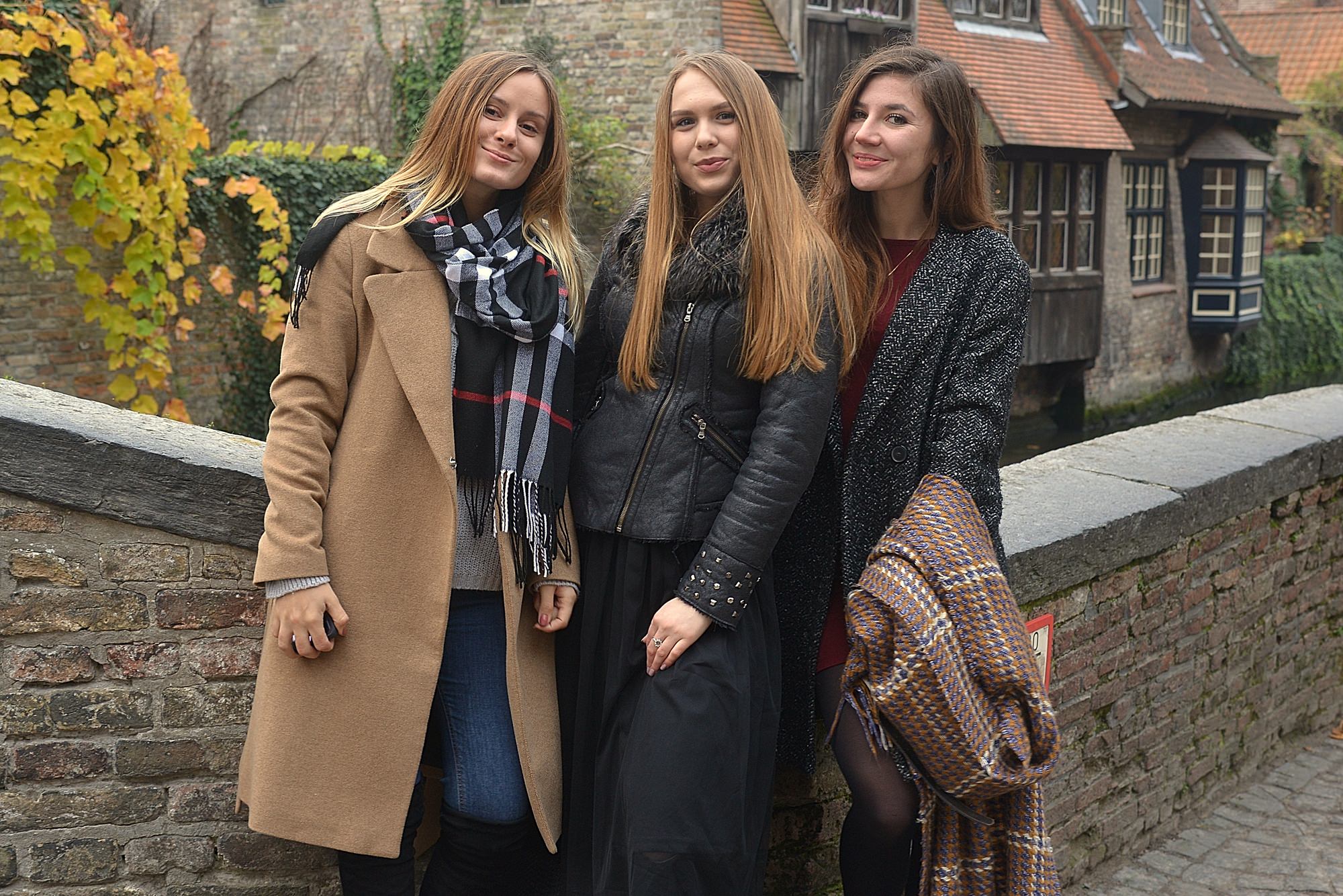 Girls in Bruges.