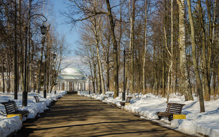 Весна в городском саду