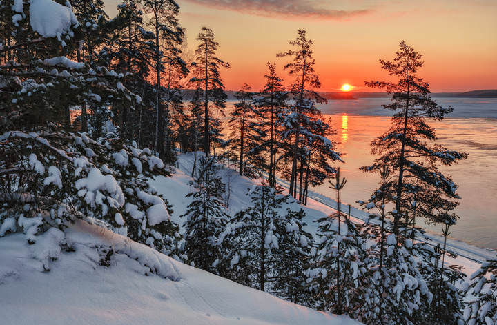 Утро морозного дня