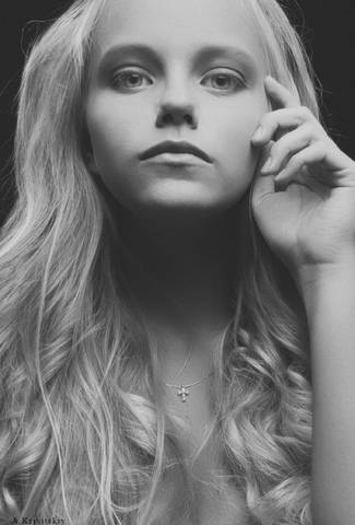 In the class of photoposing. Studio A. Krivitsky.
