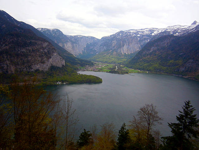 Hallstatt, lake and countryside