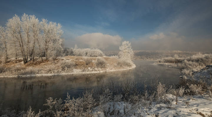 Предзимье на Ангаре.