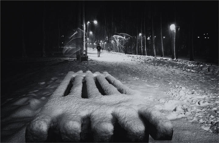 night snowfall