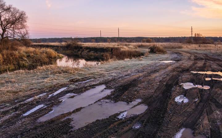 Застывшая распутица