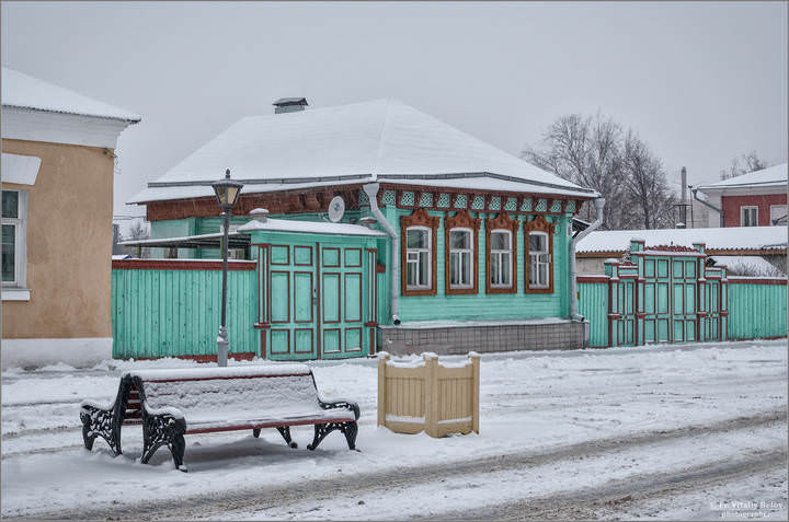 Красивый дом на улице Лажечникова