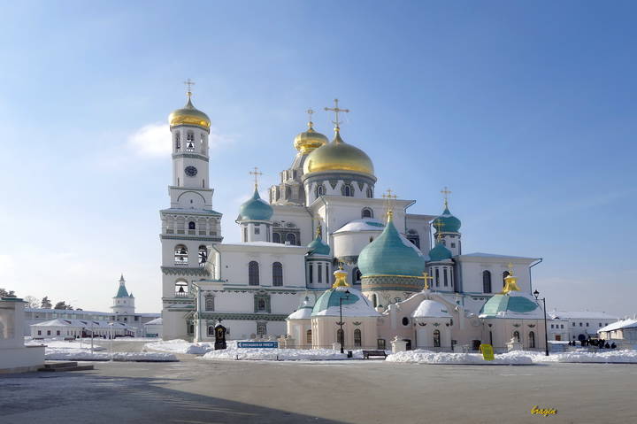 яркий зимний день