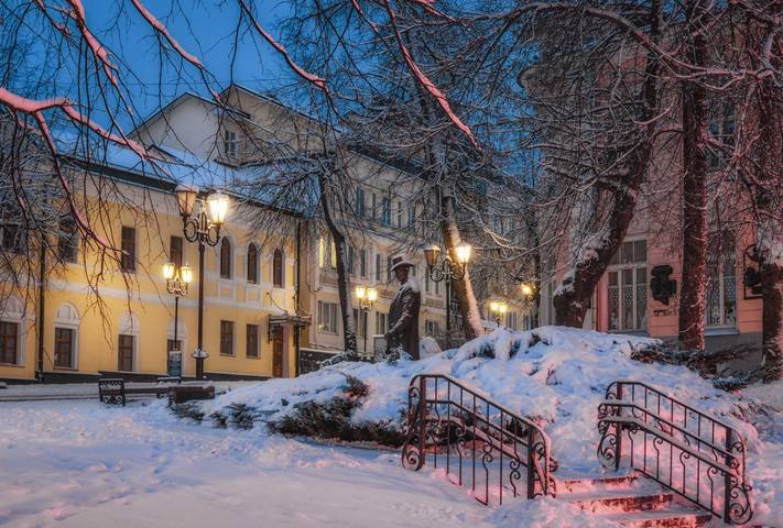 Витебск Декабрьским утром.