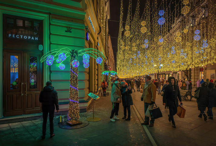Москва новогодняя