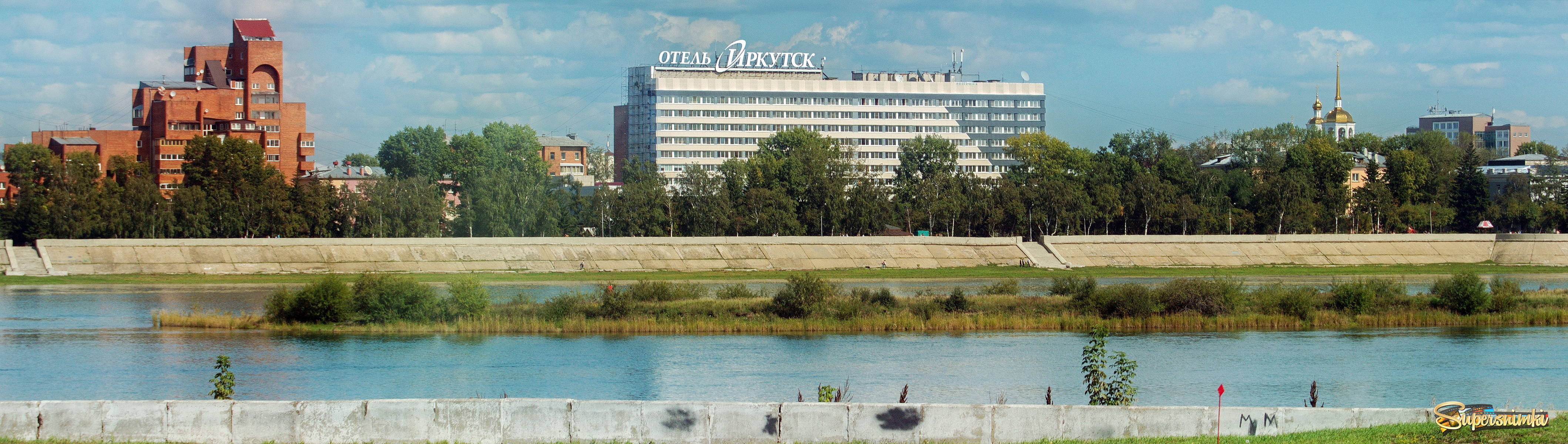 Вид на отель "Иркутск"