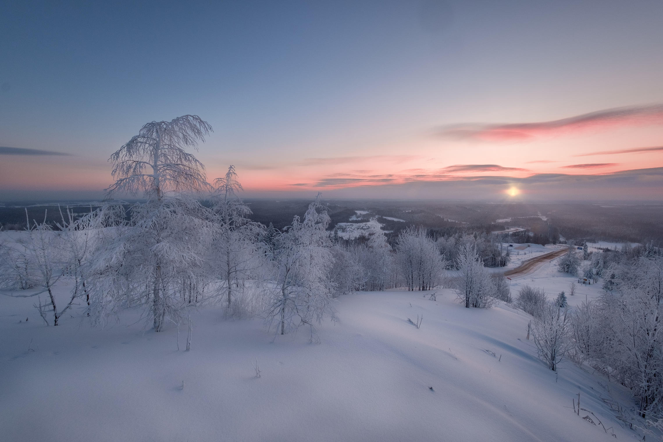 Пермь природа зимой