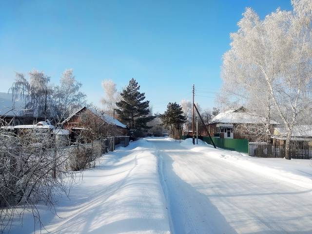 Зима в нашем городе