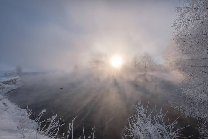 Туманные берега Пехорки