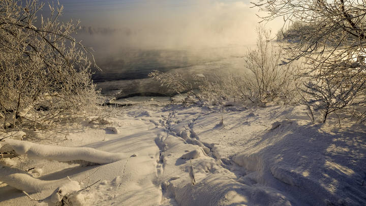 Мороз, солнце, Ангара.