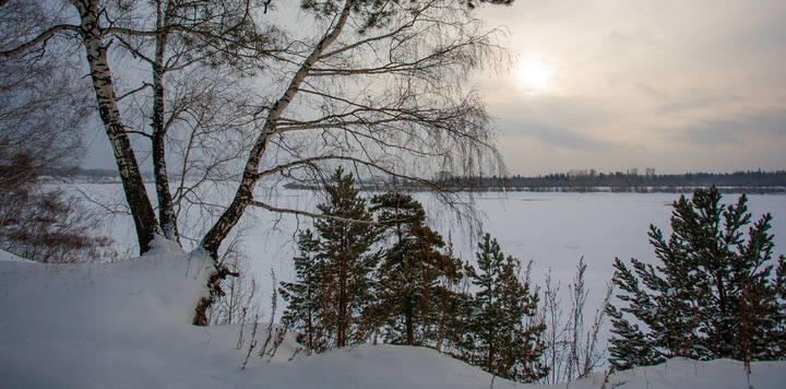Томь. Зимнее безмолвие.