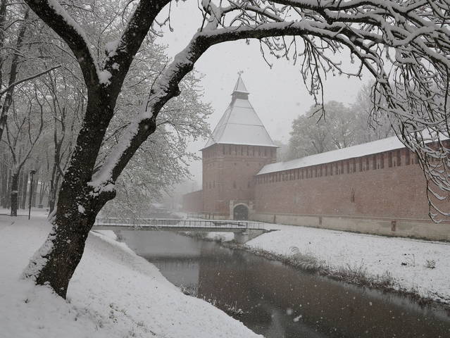 Крепость в снегу