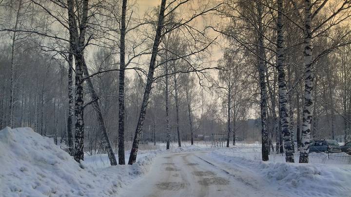 Зимнее утро.