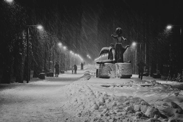 Декабрь.Однажды вечером...