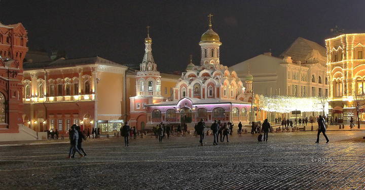в вечернем свете...