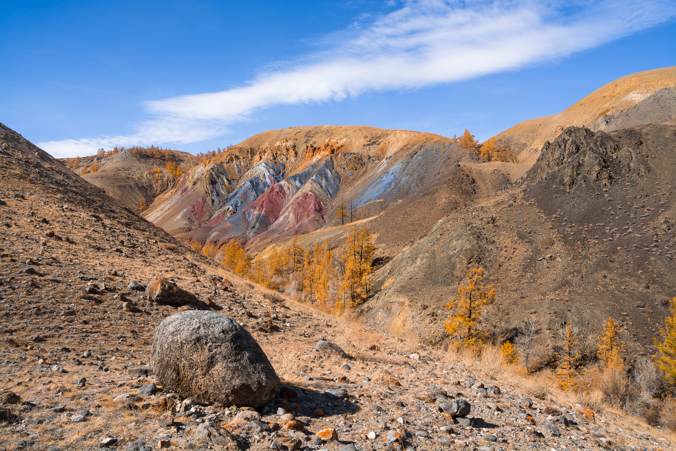 Цветные горы Кызыл-Чин