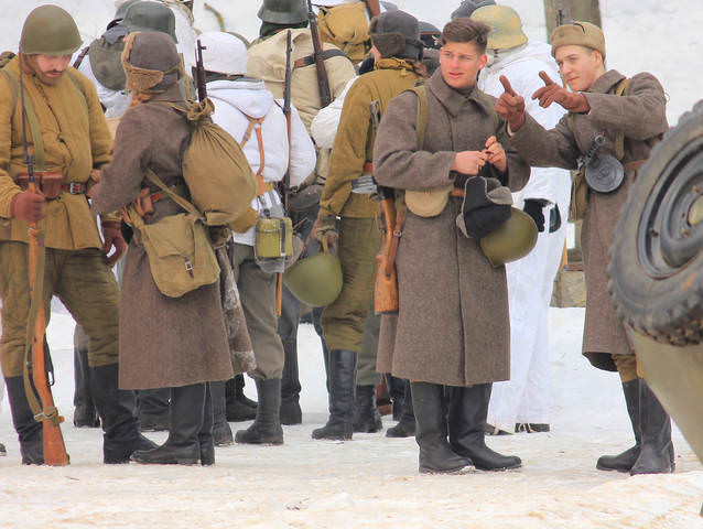 Перед боем.