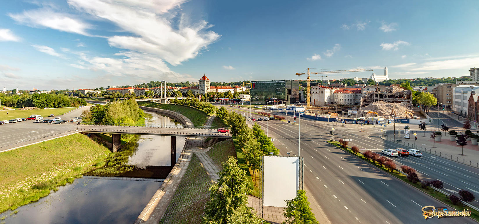 Панорама города Каунаса