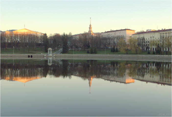 утро в городе