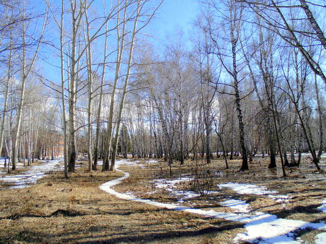 Апрель .