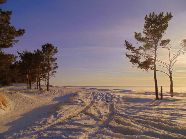 Перед закатом .