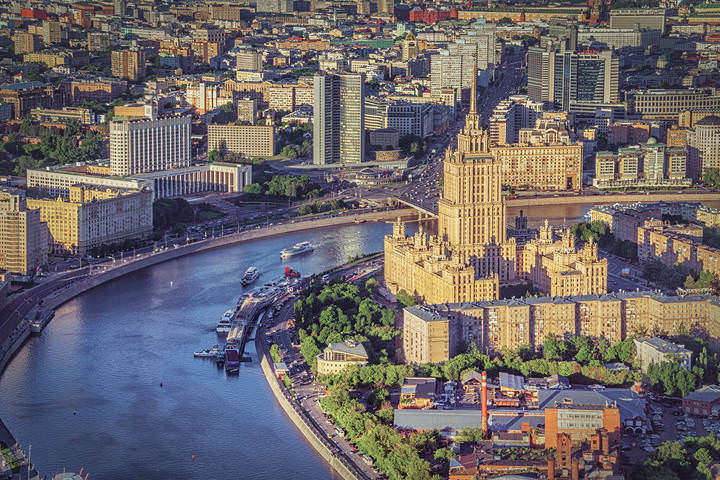 Москва с высоты 89 этажа.
