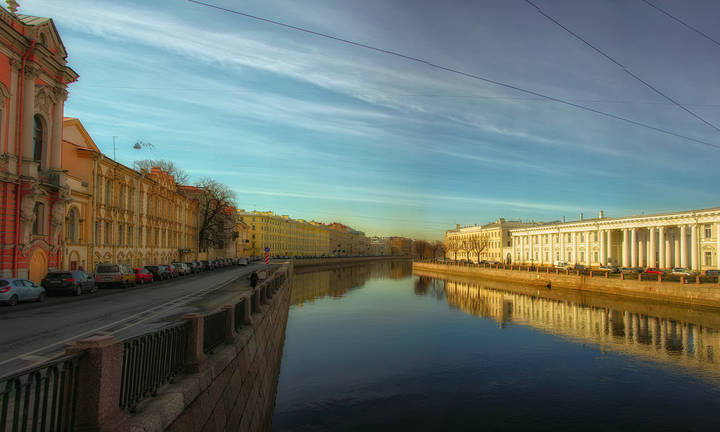 Утро. Фонтанка