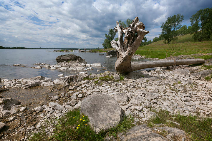 на Енисее