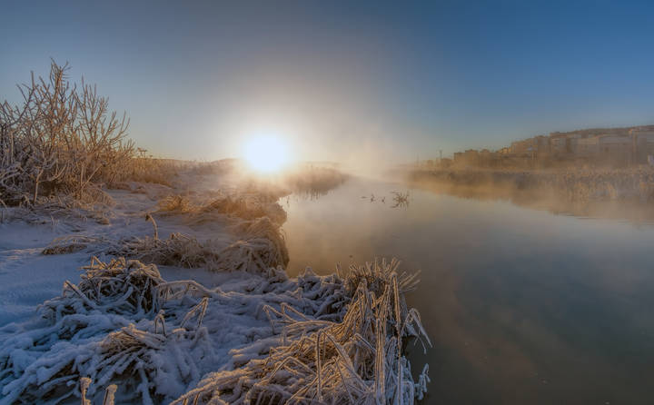 Утреннее солнце