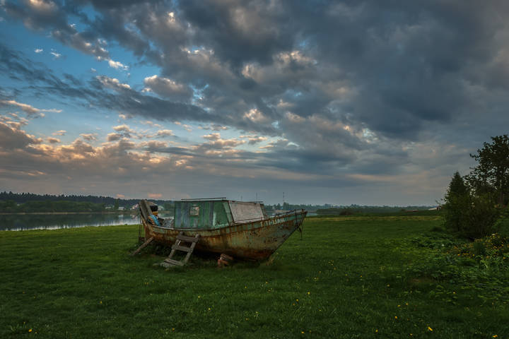 Старая лодка
