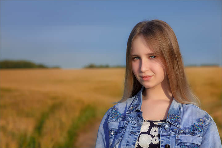 Летним вечером в деревне...