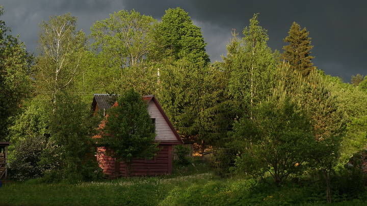 Банька пред грозой