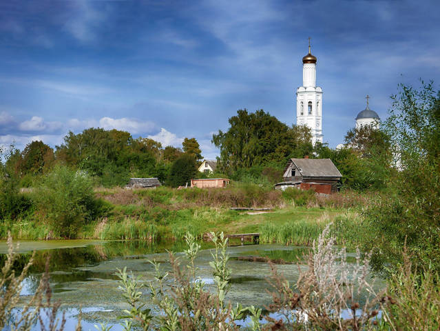 Летом в деревне