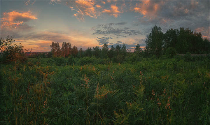 Вечерело