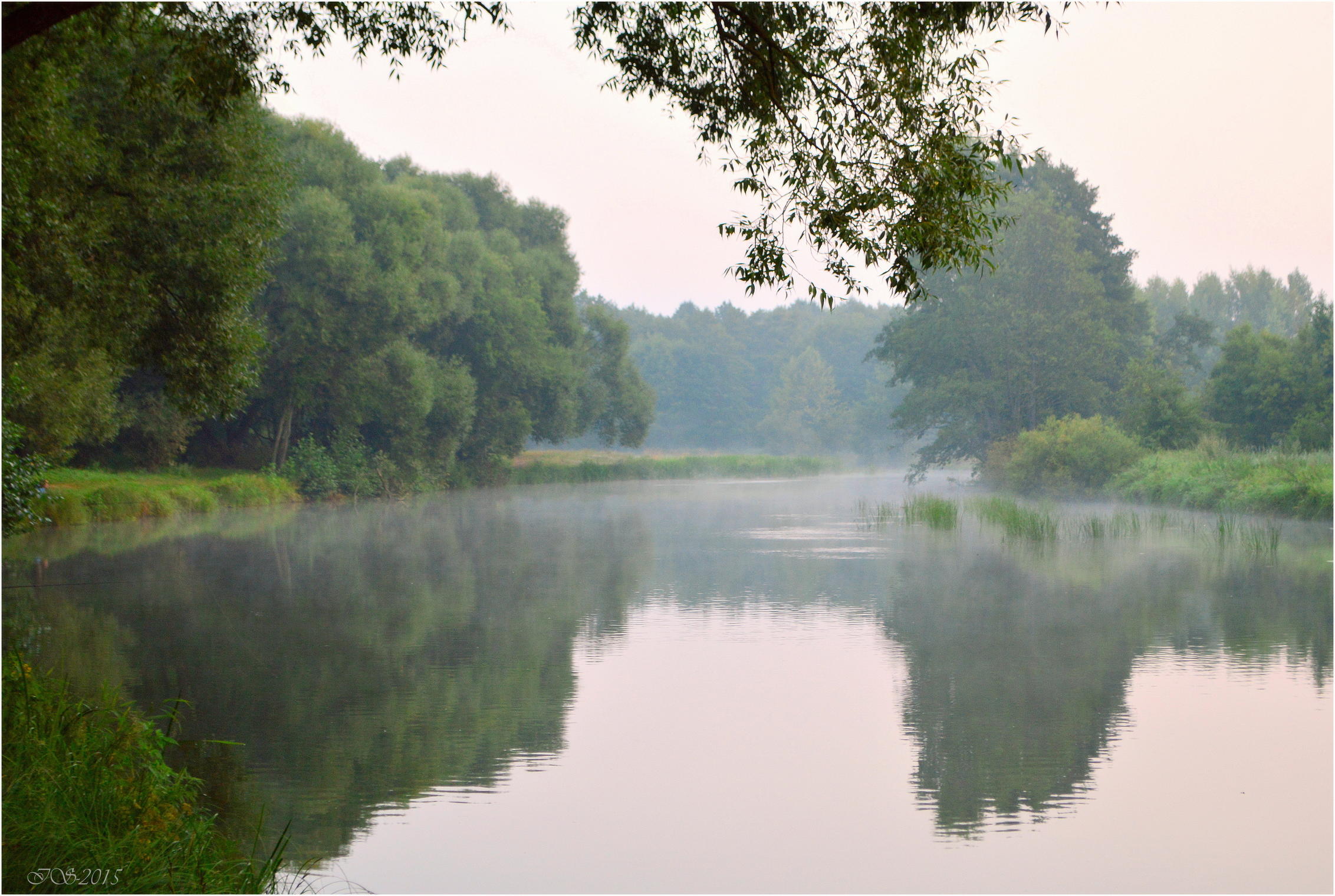 утро на реке Свислочь
