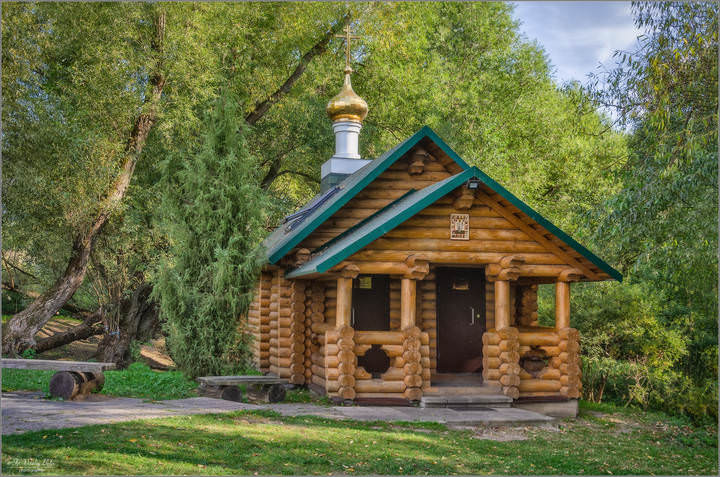 Город Зарайск. Купальня на источнике «Белый Колодец»