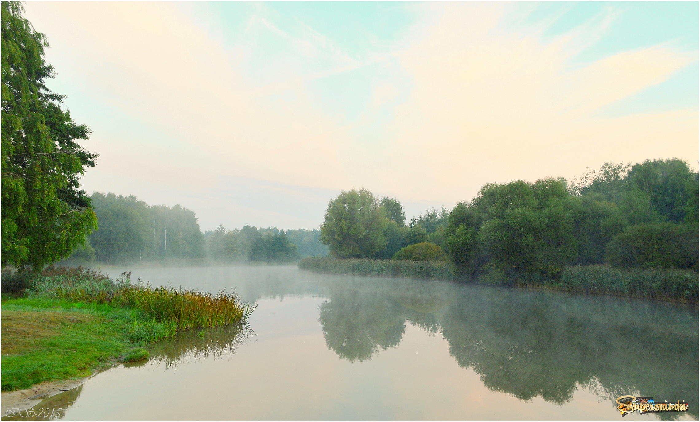 утро на реке Свислочь**