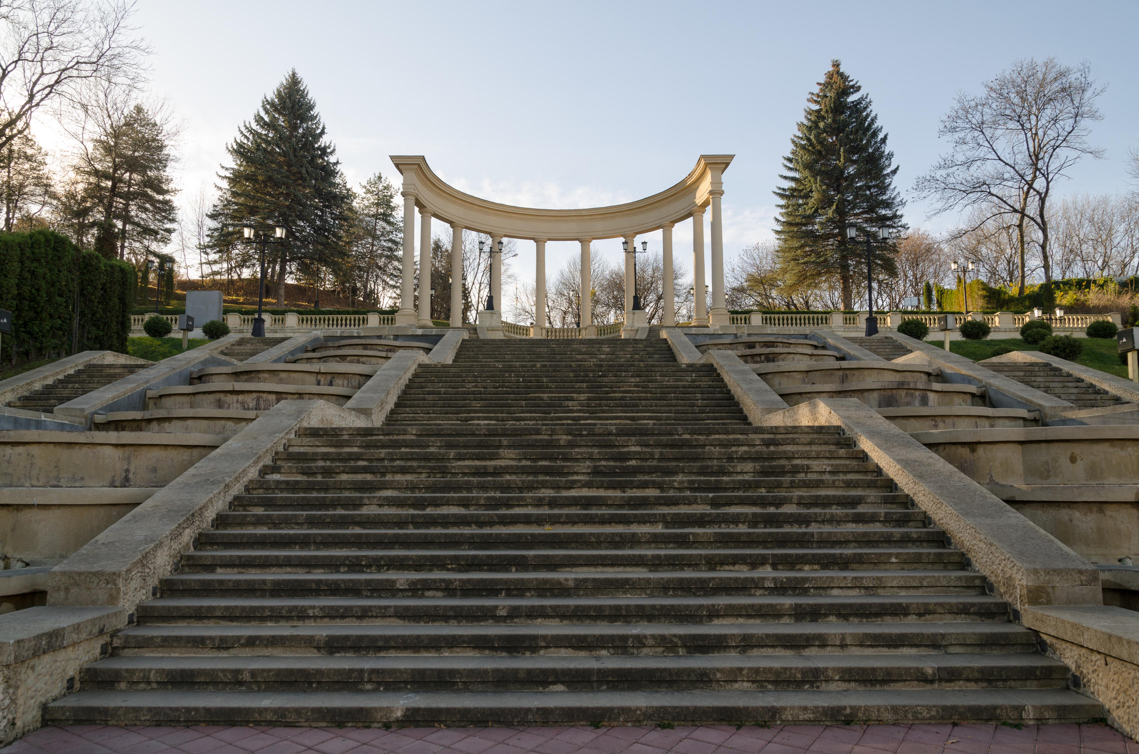 Каскадная лестница в Кисловодске