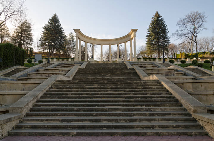 Каскадная лестница в Кисловодске