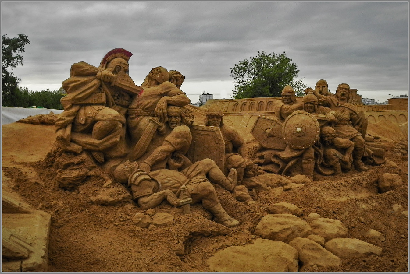 Выставка песчаных скульптур "Великая Римская Империя" 2011