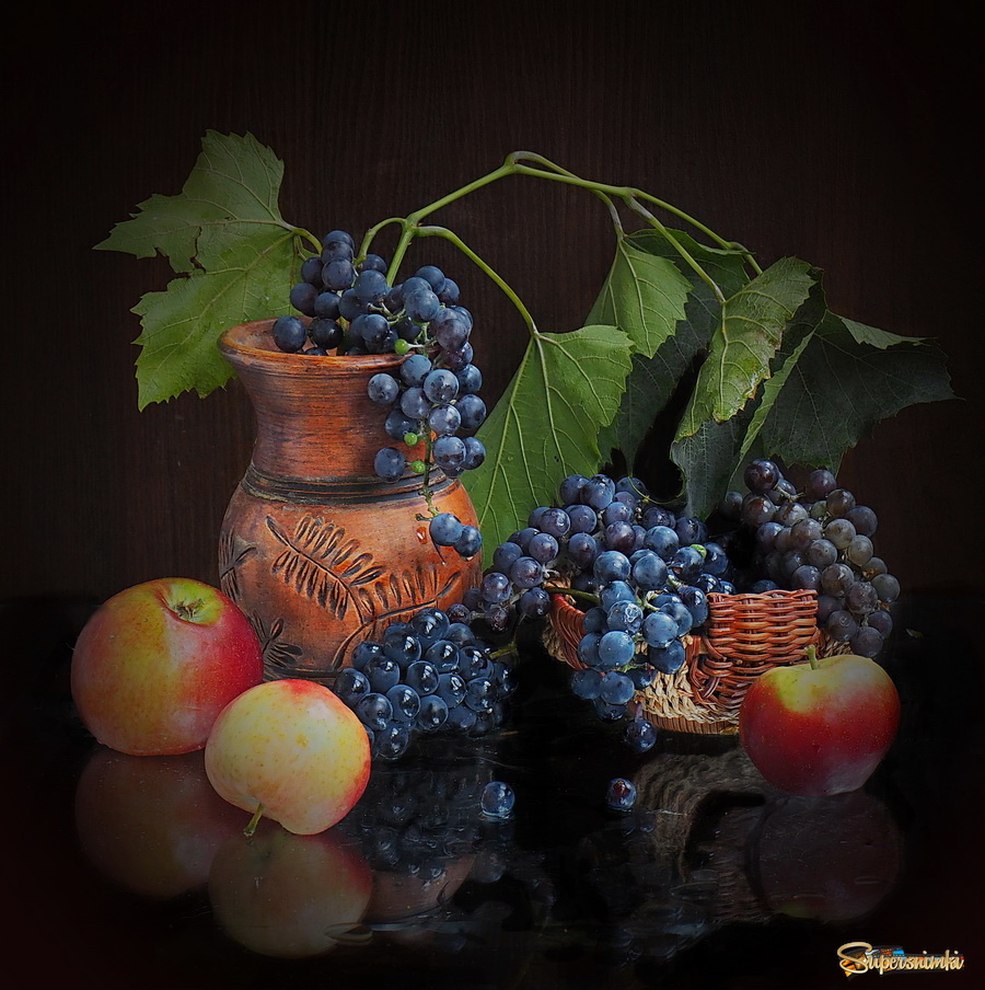 Сентябрь с виноградом