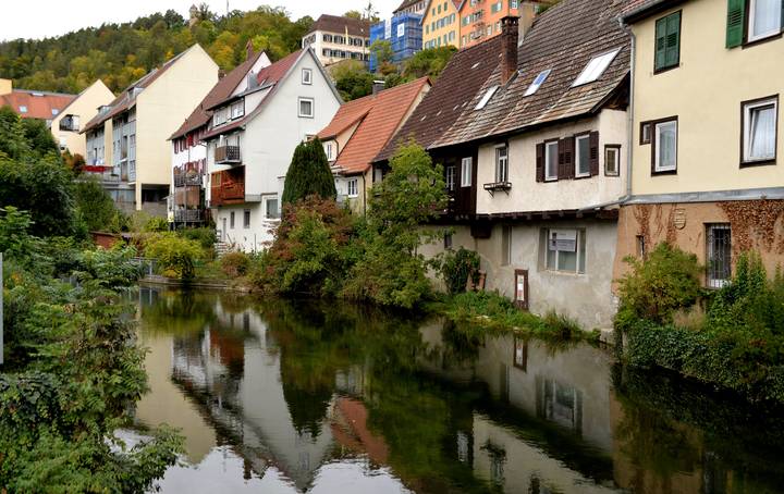 Старинный город Horb am Neckar 