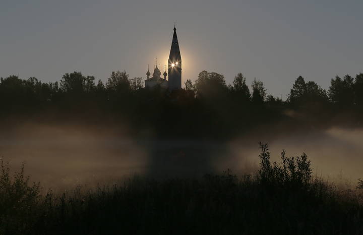 В утренних лучах