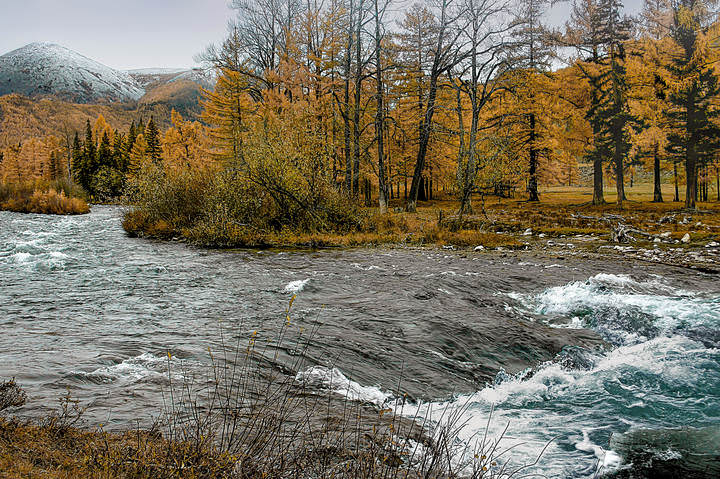 Осень в Саянах.