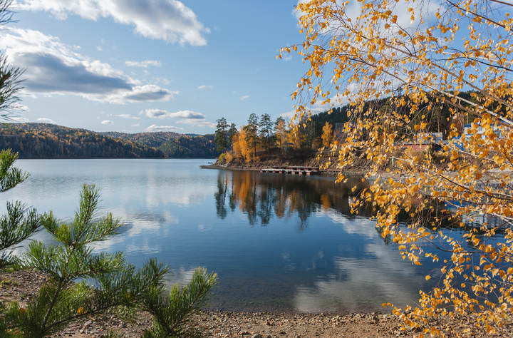 Осень на Енисее
